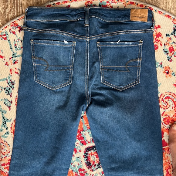 AMERICAN EAGLE 🦅 SUPER STRETCH X / JEGGINGS size 10/ long - Picture 7 of 14